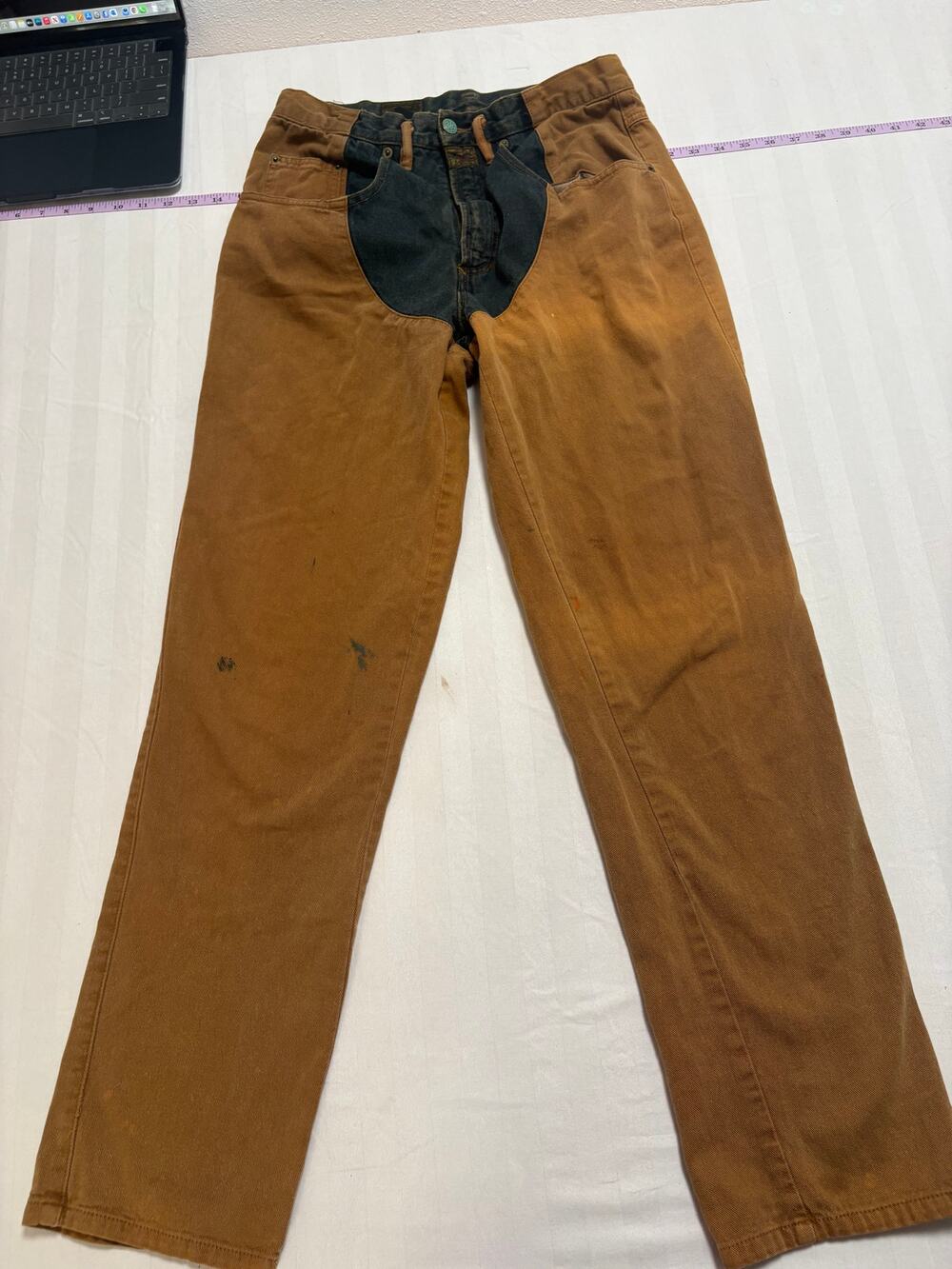Rare Vintage Street Core Two-Tone Straight Leg Jeans – Size 31